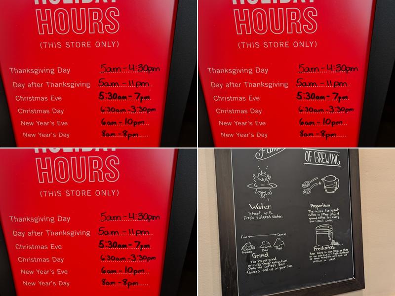 Starbucks Menu