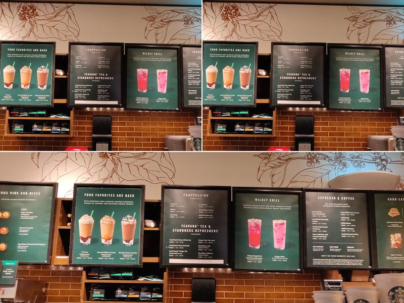 Starbucks Menu