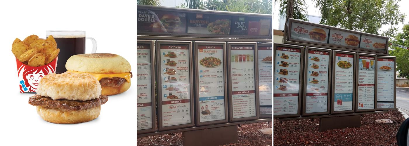 Wendy's Menu