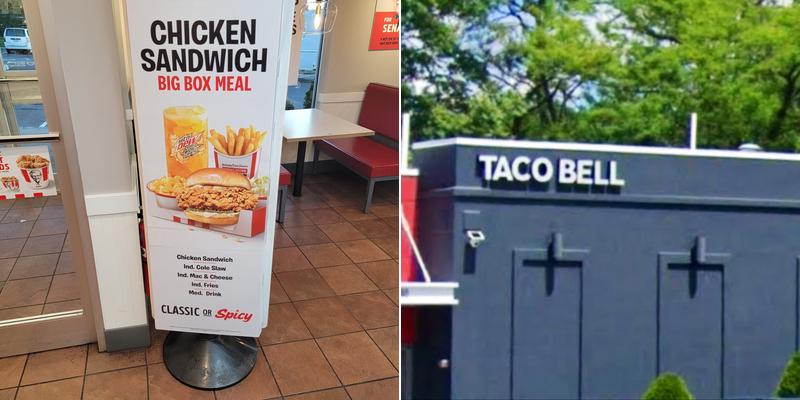 Taco Bell / KFC Menu