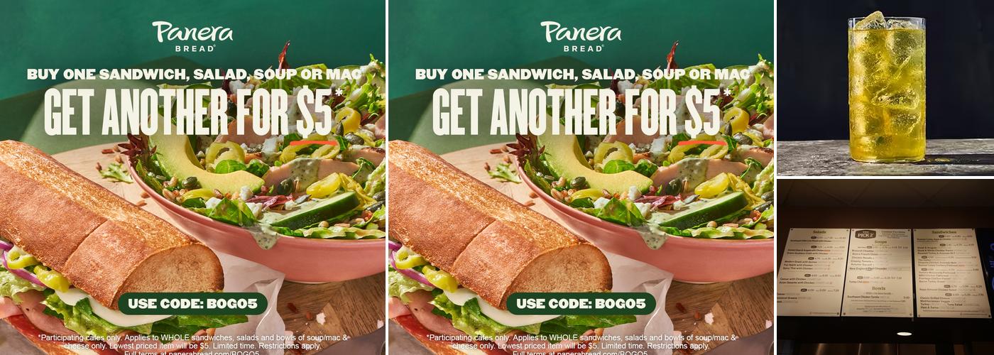 Panera Bread Menu