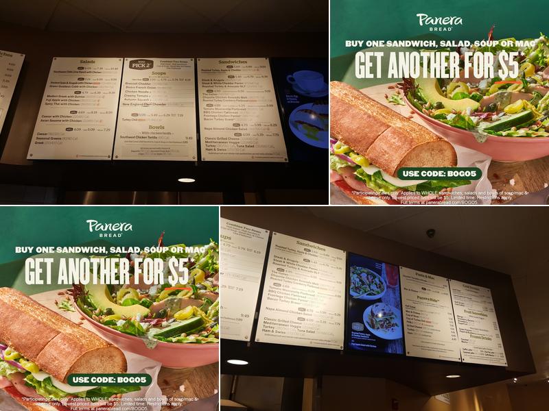 Panera Bread Menu