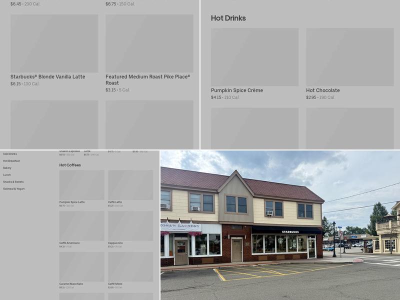 Starbucks Menu