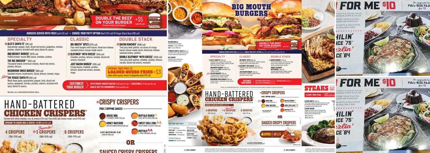 Chili's Grill & Bar Menu