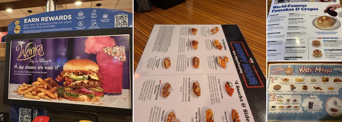 IHOP Menu