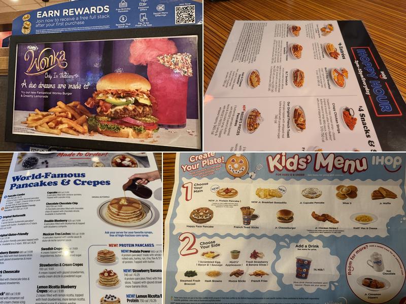 IHOP Menu