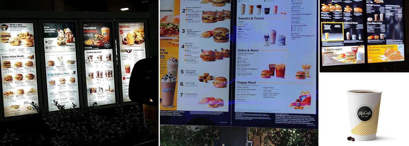 McDonald's Menu
