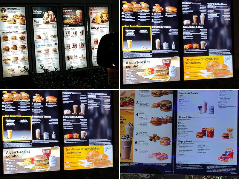 McDonald's Menu