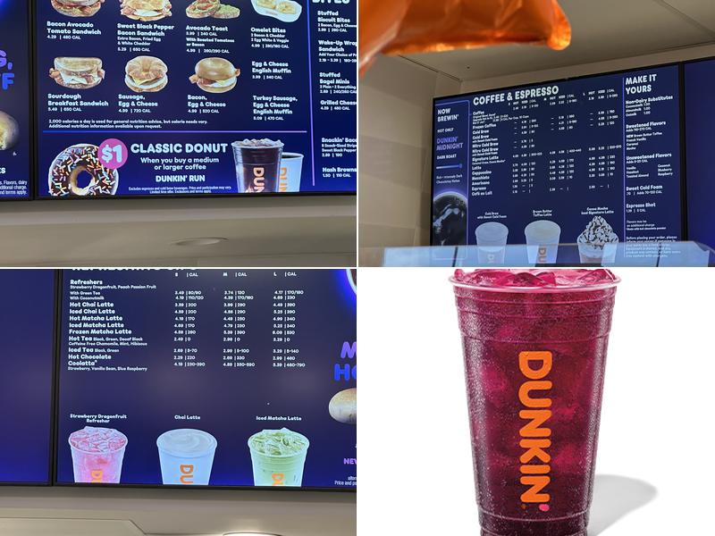 Dunkin' Menu