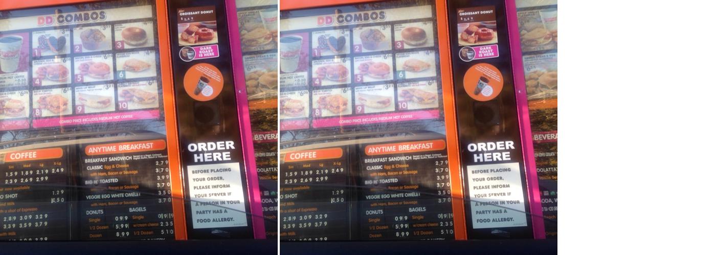 Dunkin' Menu