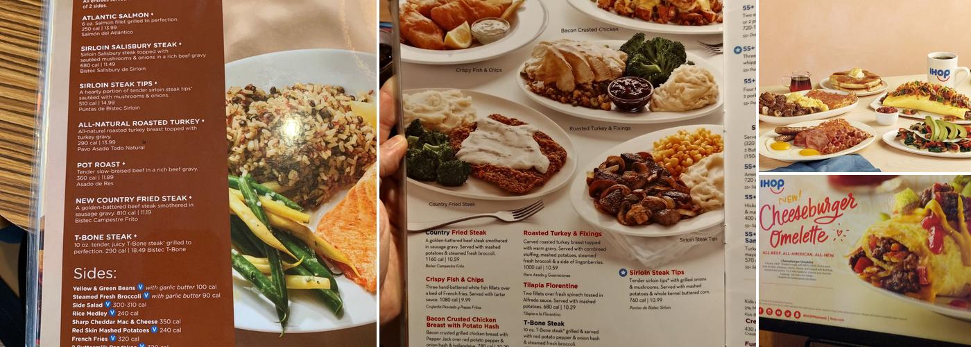 IHOP Menu
