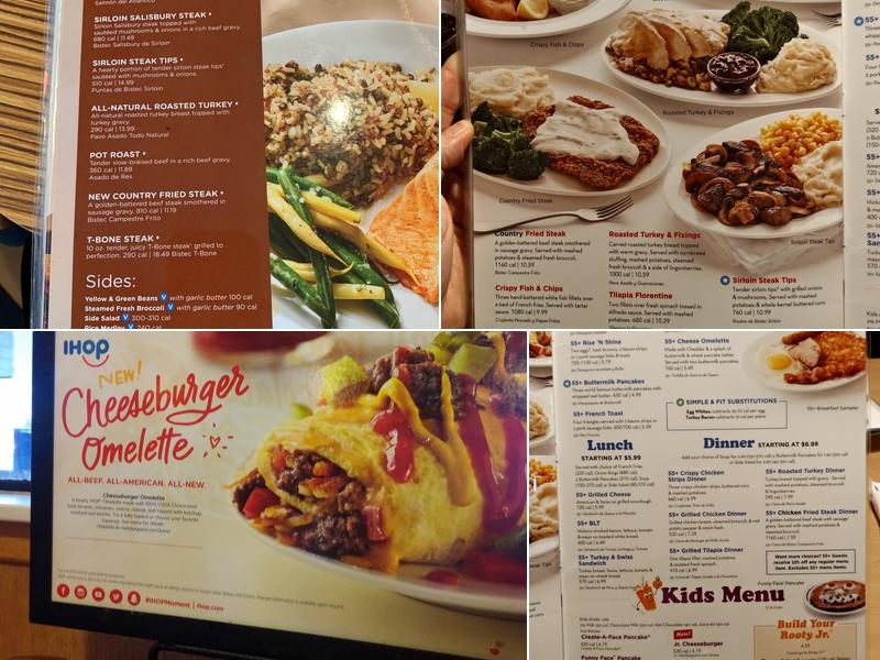 IHOP Menu