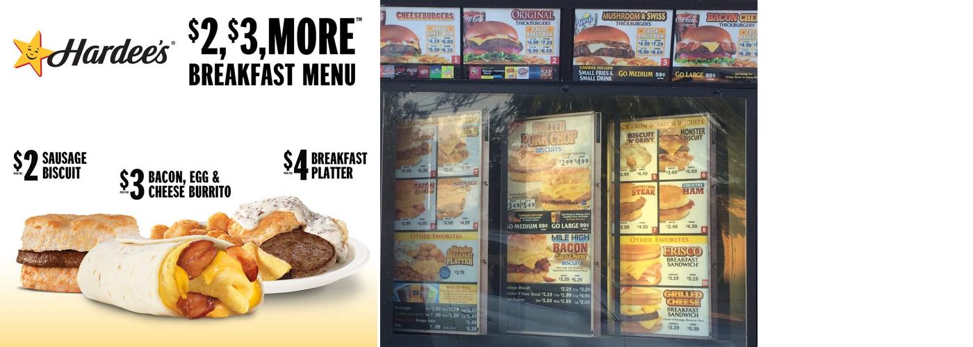 Hardee’s Menu