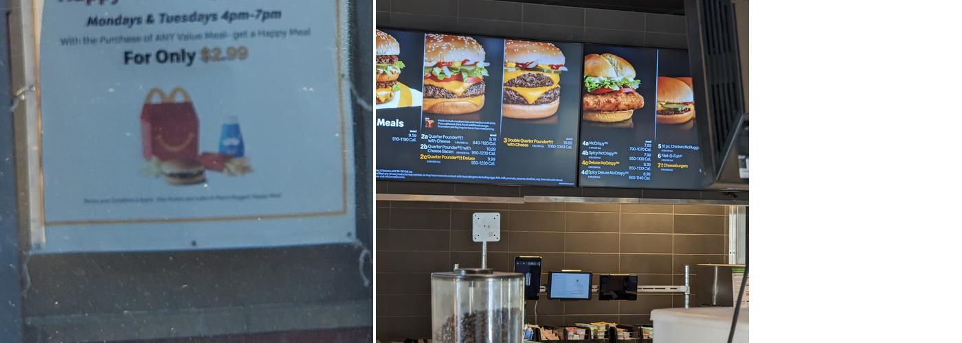 McDonald's Menu