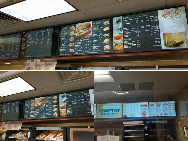 Dunkin' Menu