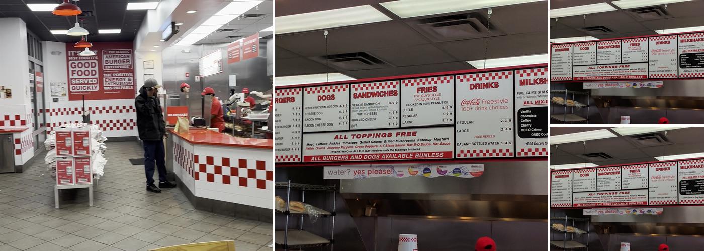 Five Guys Menu
