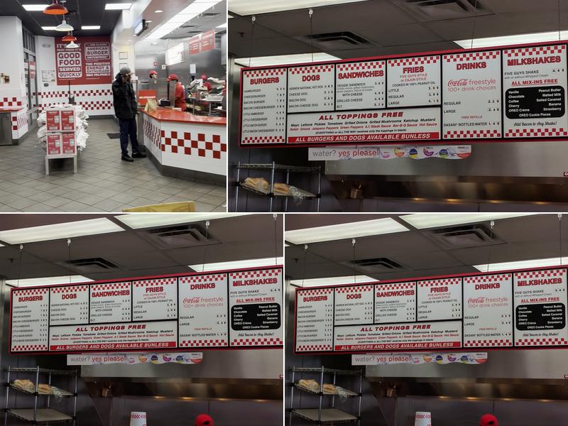 Five Guys Menu