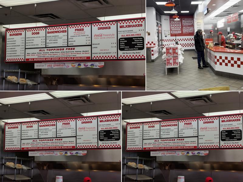 Five Guys Menu