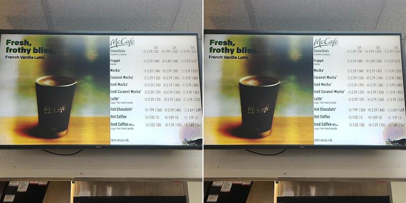 McDonald's Menu