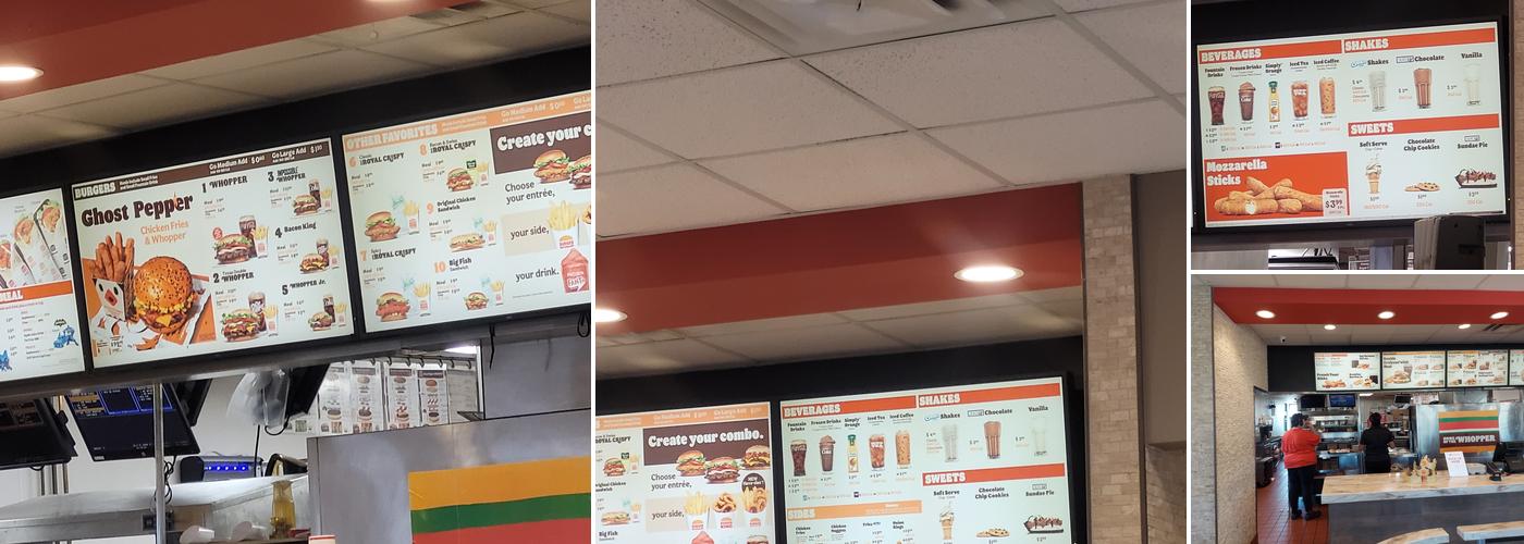 Burger King Menu
