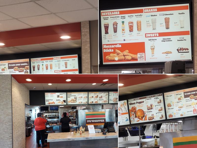 Burger King Menu