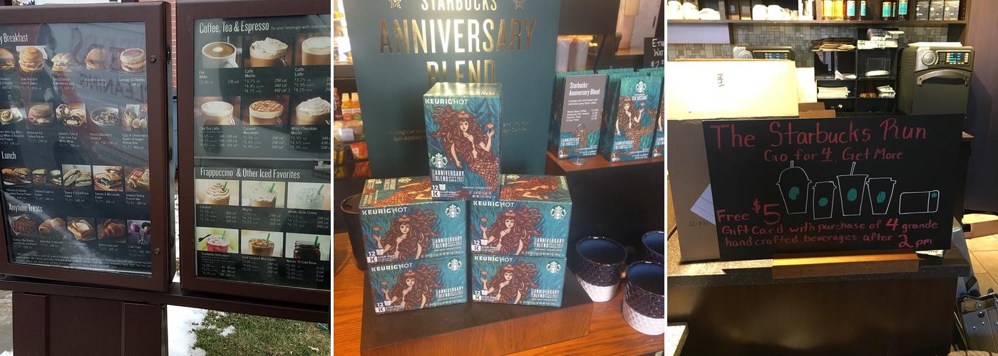 Starbucks Menu