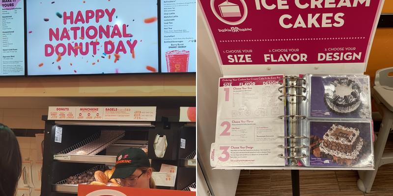 Dunkin' Menu