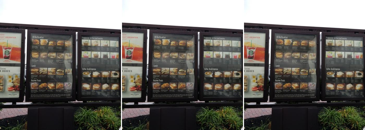 Starbucks Coffee Company Menu