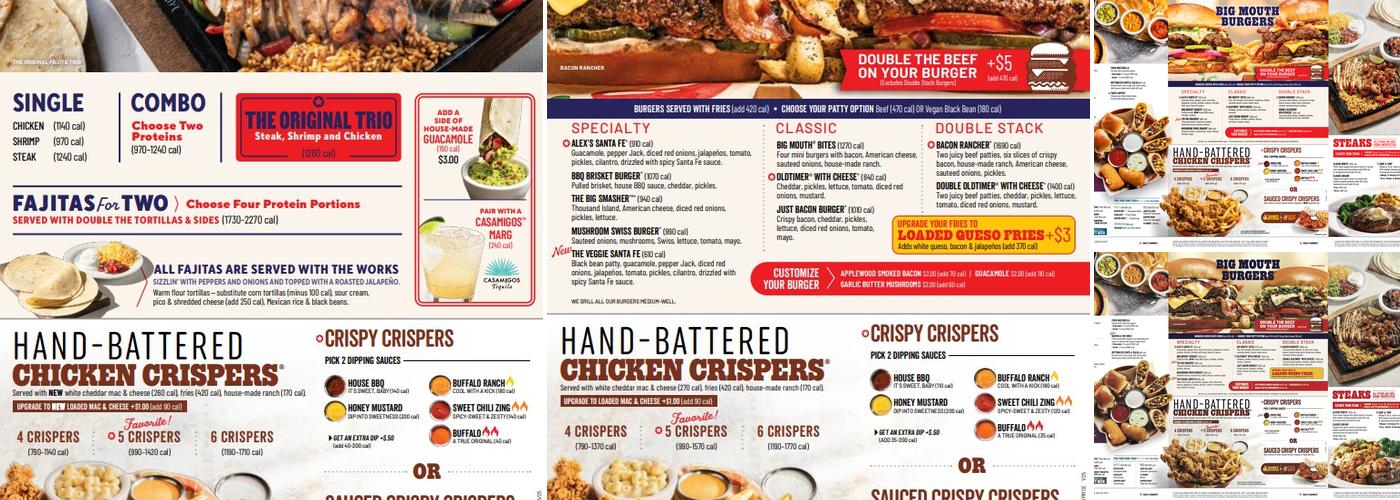 Chili's Grill & Bar Menu