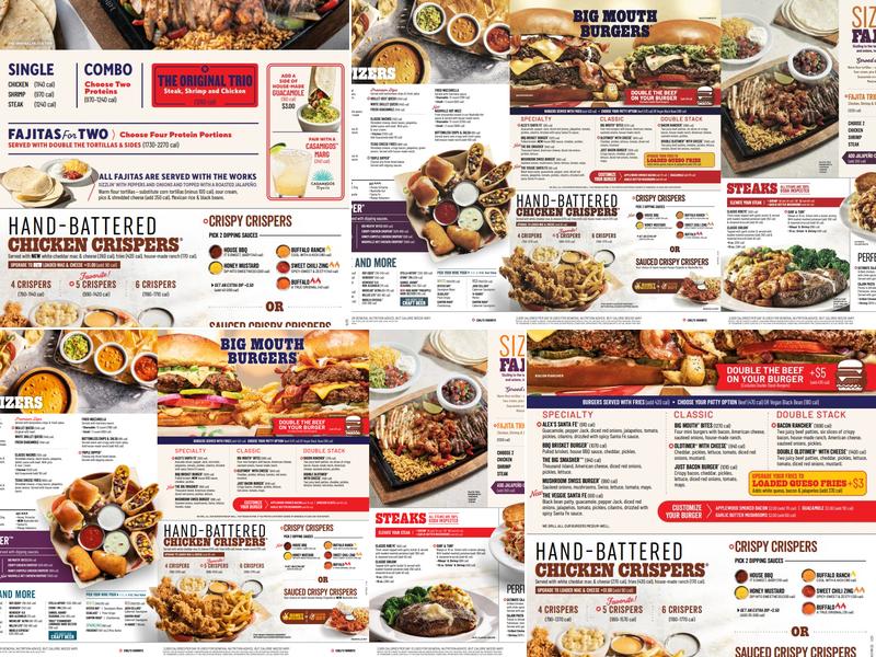 Chili's Grill & Bar Menu