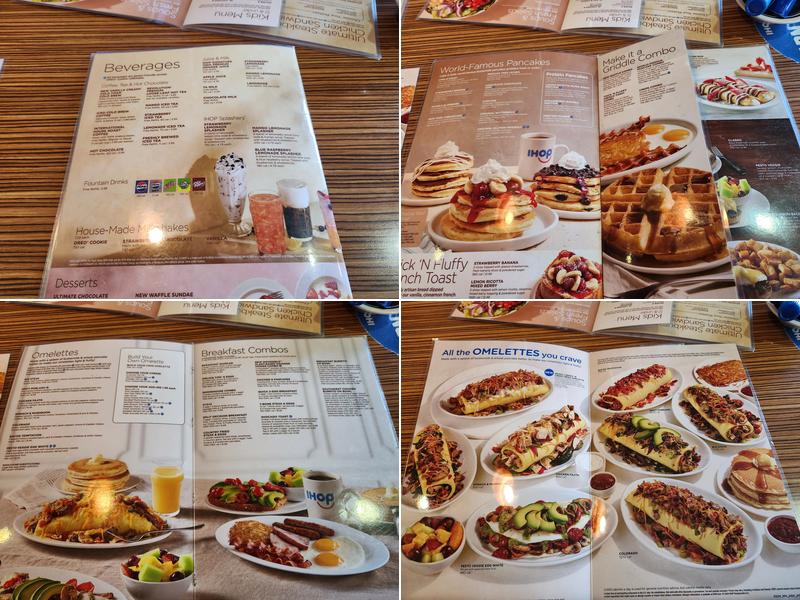 IHOP Menu
