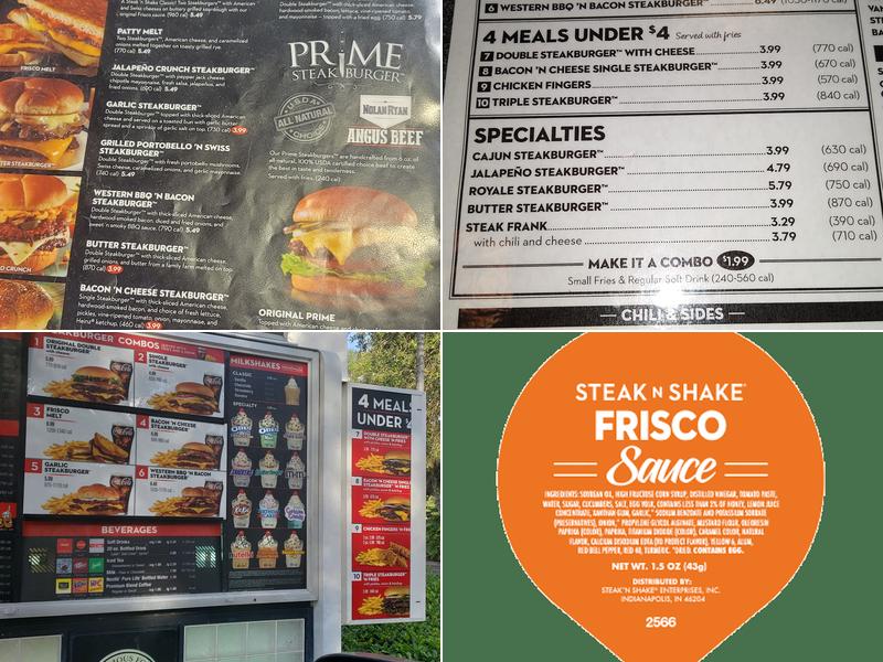 Steak 'n Shake Menu