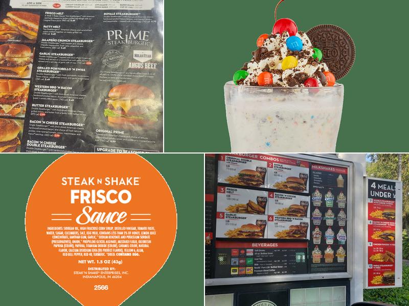 Steak 'n Shake Menu
