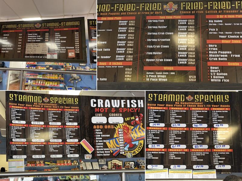 Loop Seafood Menu
