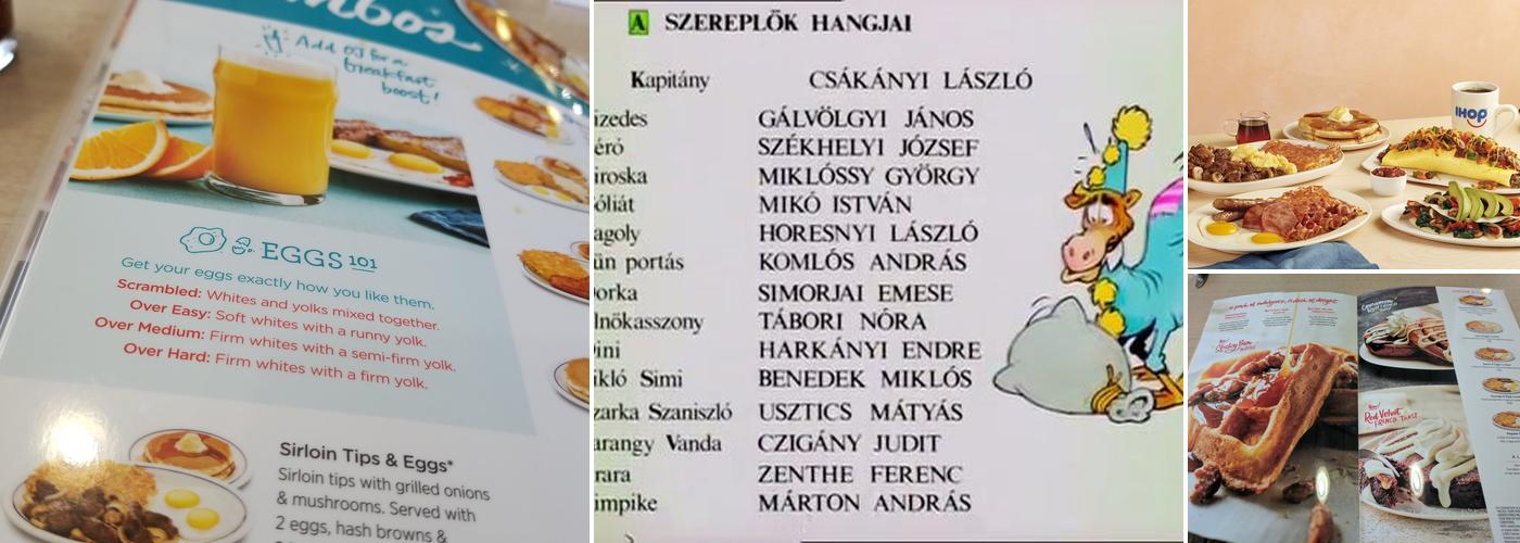 IHOP Menu
