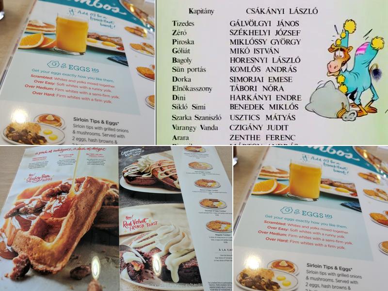 IHOP Menu