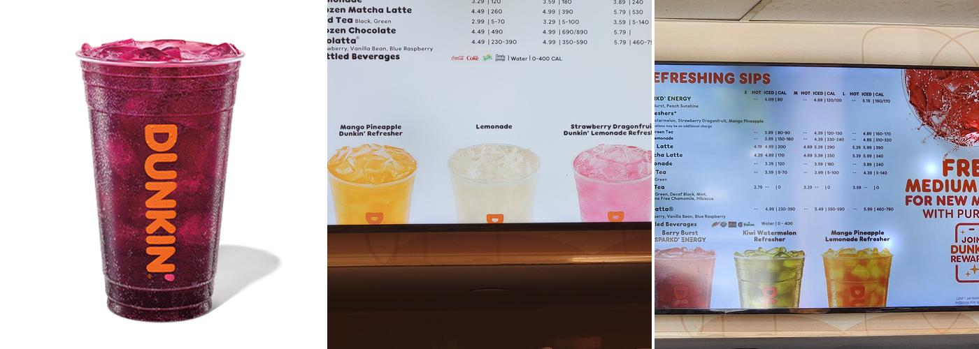 Dunkin' Menu