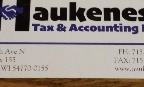 Haukeness Tax & Accounting Inc 103 5th Avenue North, Strum Wisconsin 54770