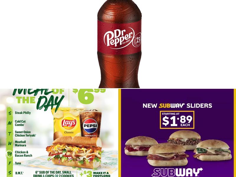 Subway Menu