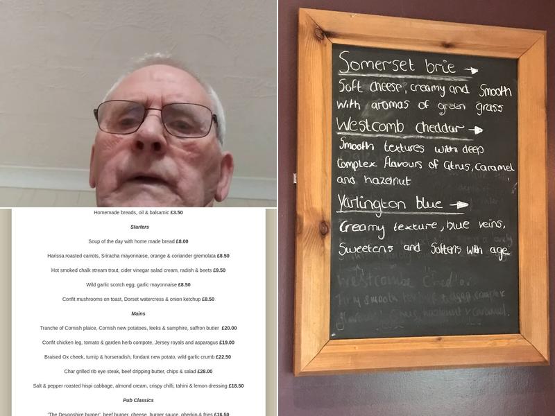 The Devonshire Arms Menu