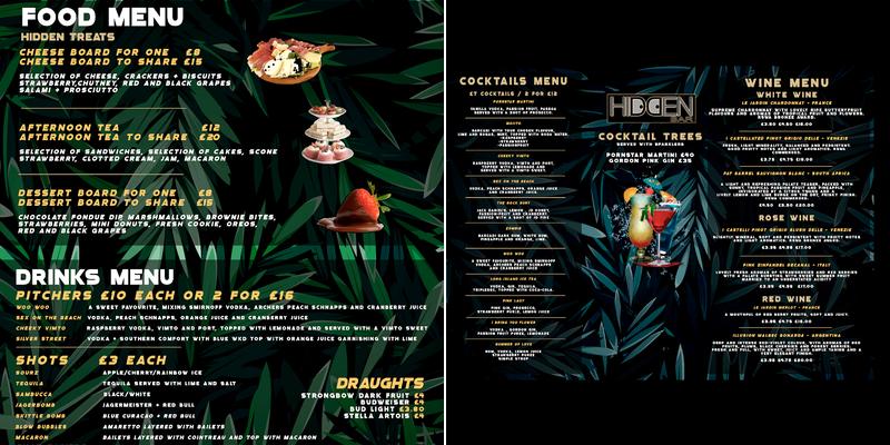 Hidden Bar Bury Menu