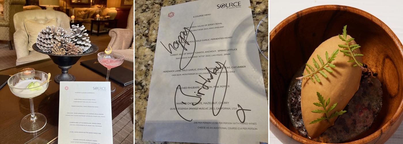 SOURCE at Gilpin Hotel Menu