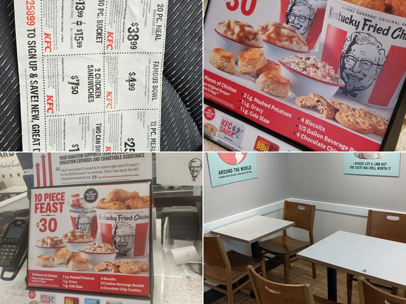 KFC Menu