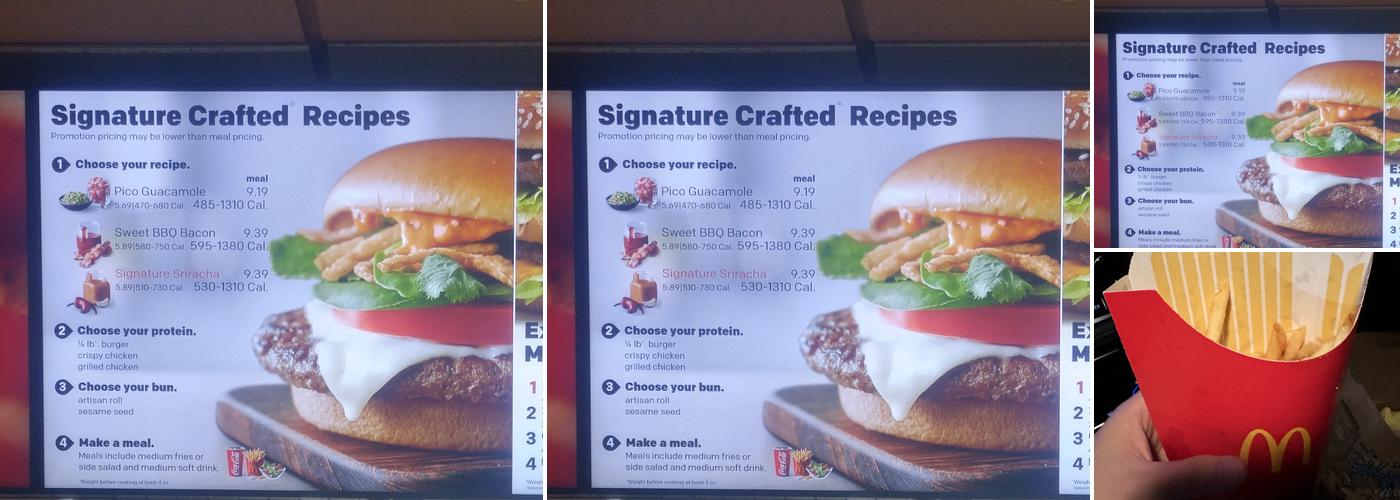 McDonald's Menu