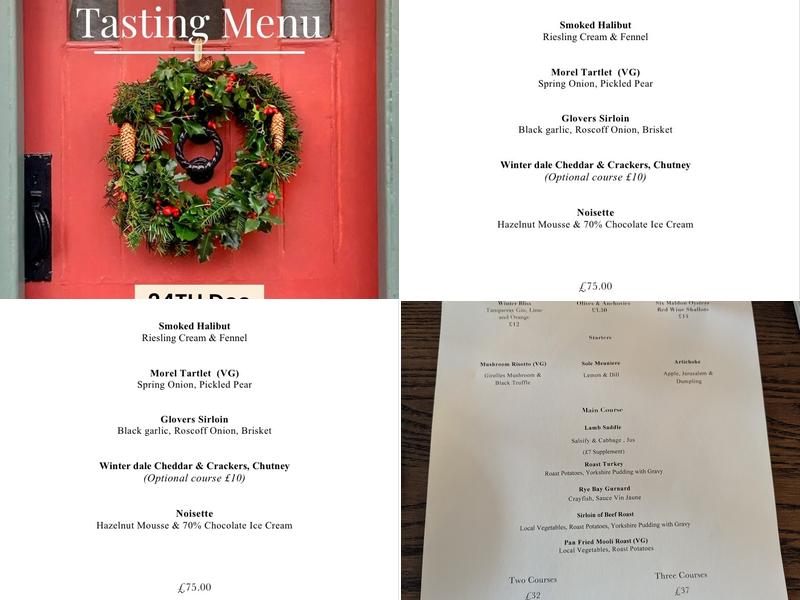 Bowleys At The Plough Menu