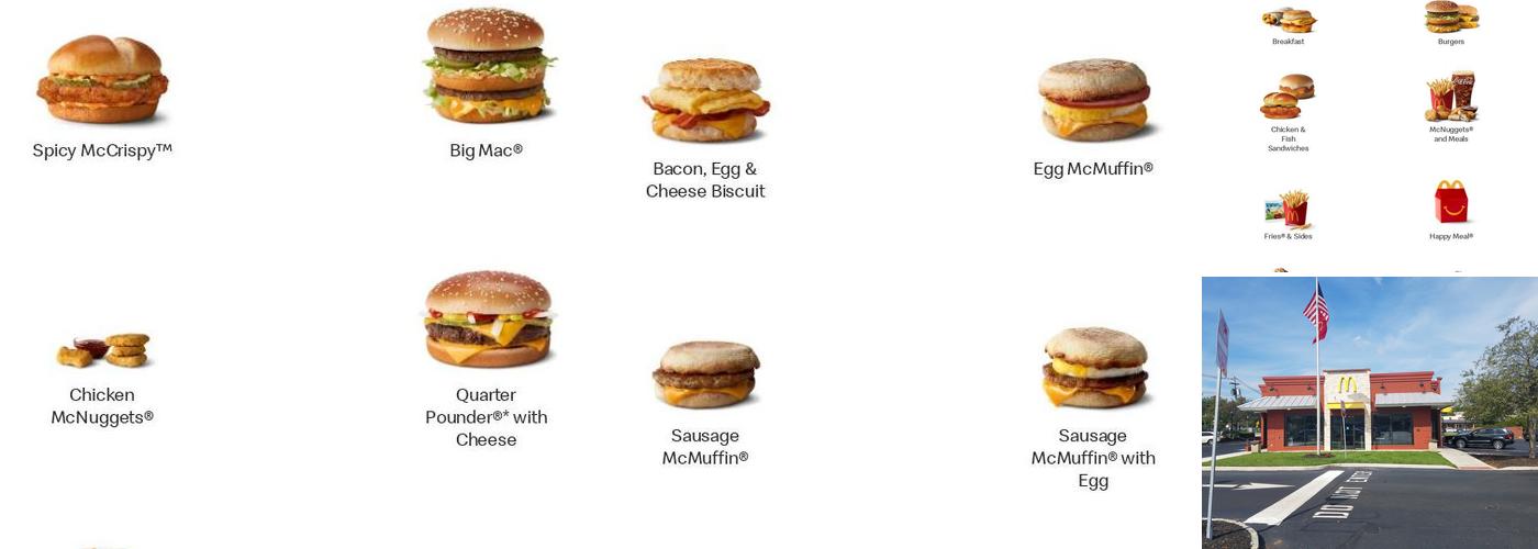 McDonald's Menu