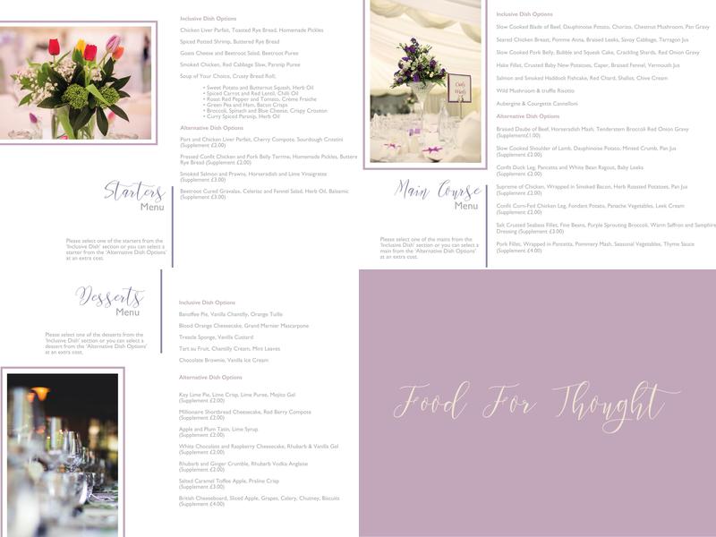 Tara Restaurant at Hatton Court Menu