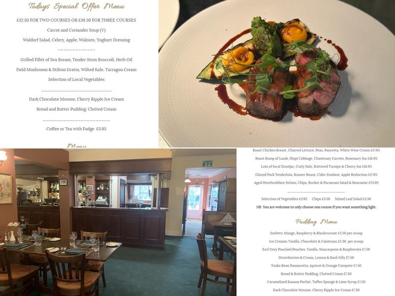 Corse Lawn Bistro Menu