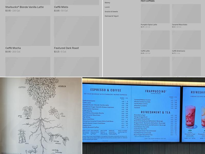 Starbucks Menu