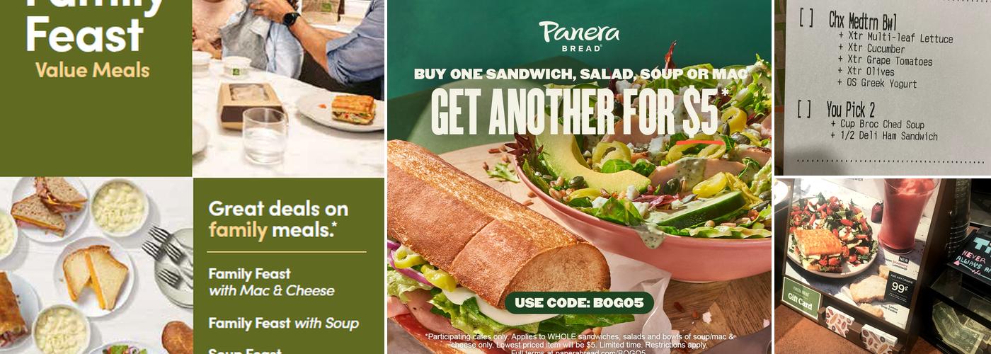 Panera Bread Menu